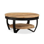 Table basse Bois massif de manguier 65 x 32 cm