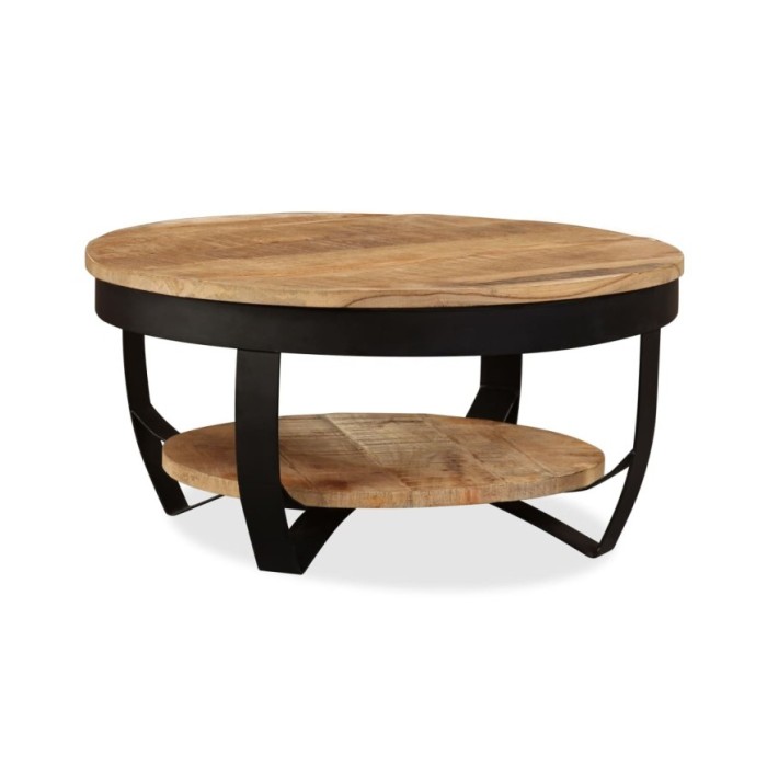 Table basse Bois massif de manguier 65 x 32 cm