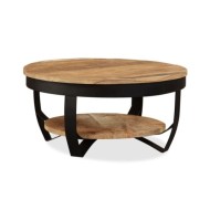 Table basse Bois massif de manguier 65 x 32 cm