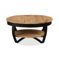 Table basse Bois massif de manguier 65 x 32 cm