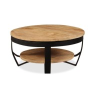 Table basse Bois massif de manguier 65 x 32 cm