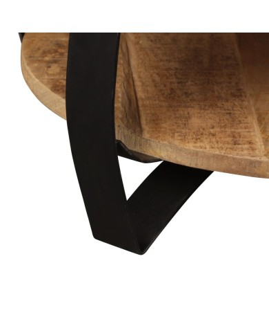 Table basse Bois massif de manguier 65 x 32 cm