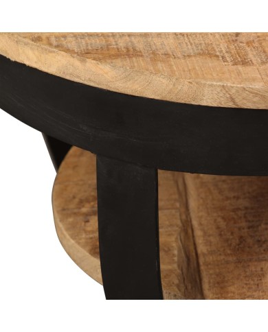 Table basse Bois massif de manguier 65 x 32 cm