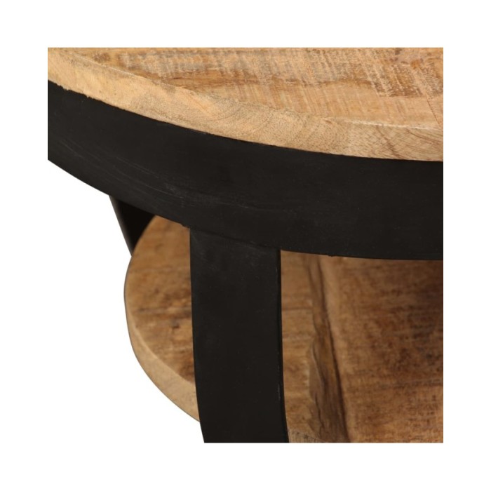 Table basse Bois massif de manguier 65 x 32 cm