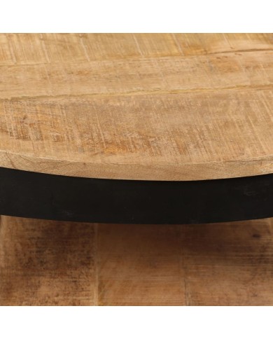 Table basse Bois massif de manguier 65 x 32 cm