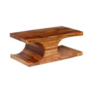 Table basse Bois massif de Sesham 90 x 50 x 35 cm