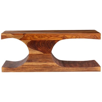 Table basse Bois massif de Sesham 90 x 50 x 35 cm