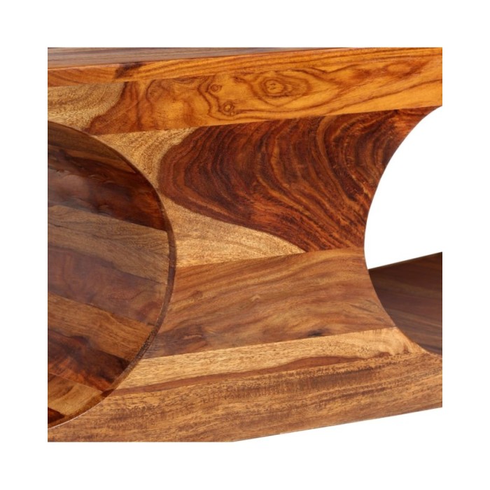 Table basse Bois massif de Sesham 90 x 50 x 35 cm