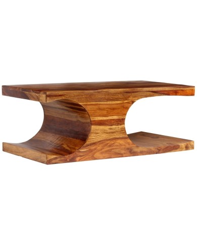 Table basse Bois massif de Sesham 90 x 50 x 35 cm