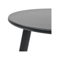 Ensemble de tables d'appoint 2 pcs Bois de pin massif Noir