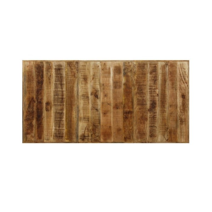 Table de salle à manger Bois de manguier solide et Acier 180 cm