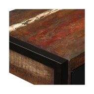 Bureau avec 2 tiroirs Bois de récupération massif 120x50x76 cm