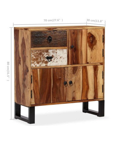 Buffet Bois massif de Sesham 70 x 30 x 80 cm