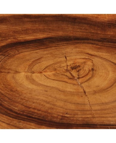 Table basse Bois d'acacia massif 60 x 55 x 25 cm