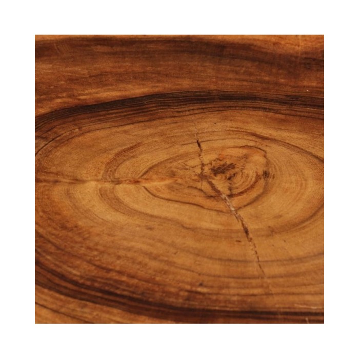 Table basse Bois d'acacia massif 60 x 55 x 25 cm