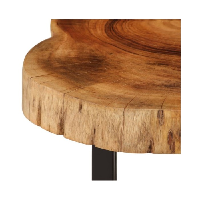 Table basse Bois d'acacia massif 60 x 55 x 25 cm