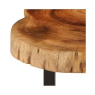 Table basse Bois d'acacia massif 60 x 55 x 25 cm
