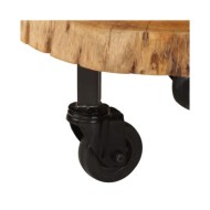 Table basse Bois d'acacia massif 60 x 55 x 25 cm
