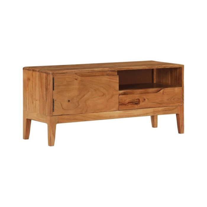 Meuble TV Bois d'acacia massif 88 x 30 x 40 cm