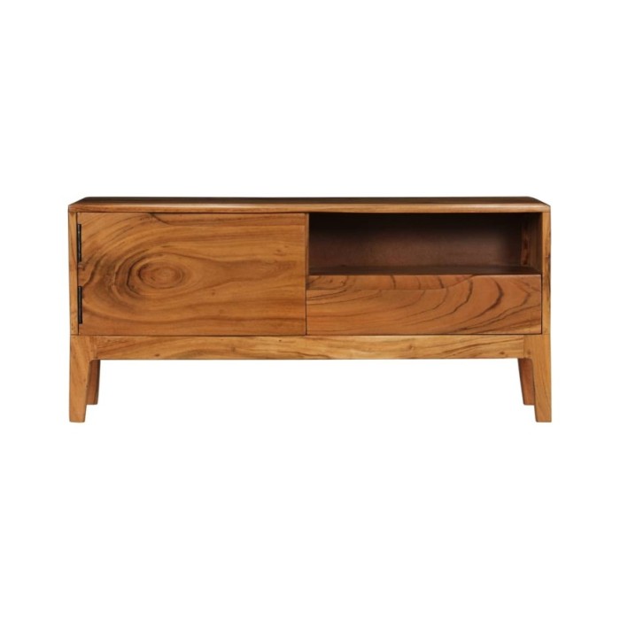 Meuble TV Bois d'acacia massif 88 x 30 x 40 cm