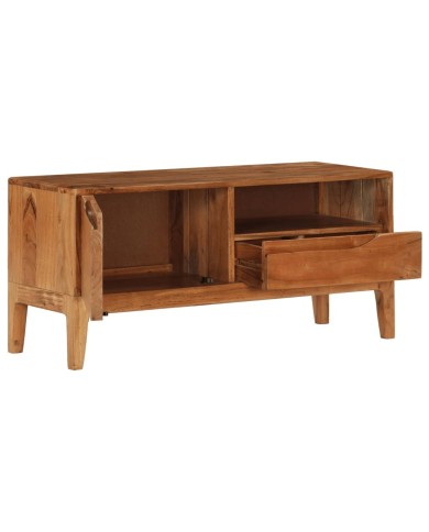 Meuble TV Bois d'acacia massif 88 x 30 x 40 cm