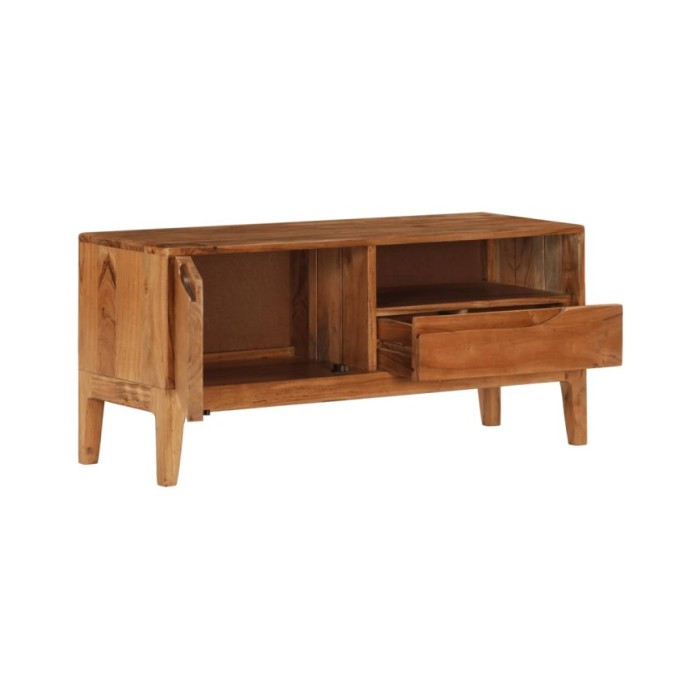 Meuble TV Bois d'acacia massif 88 x 30 x 40 cm