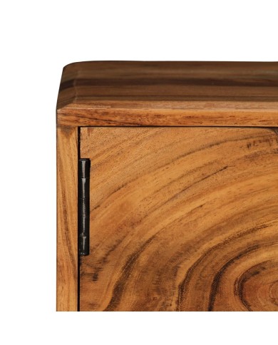 Meuble TV Bois d'acacia massif 88 x 30 x 40 cm