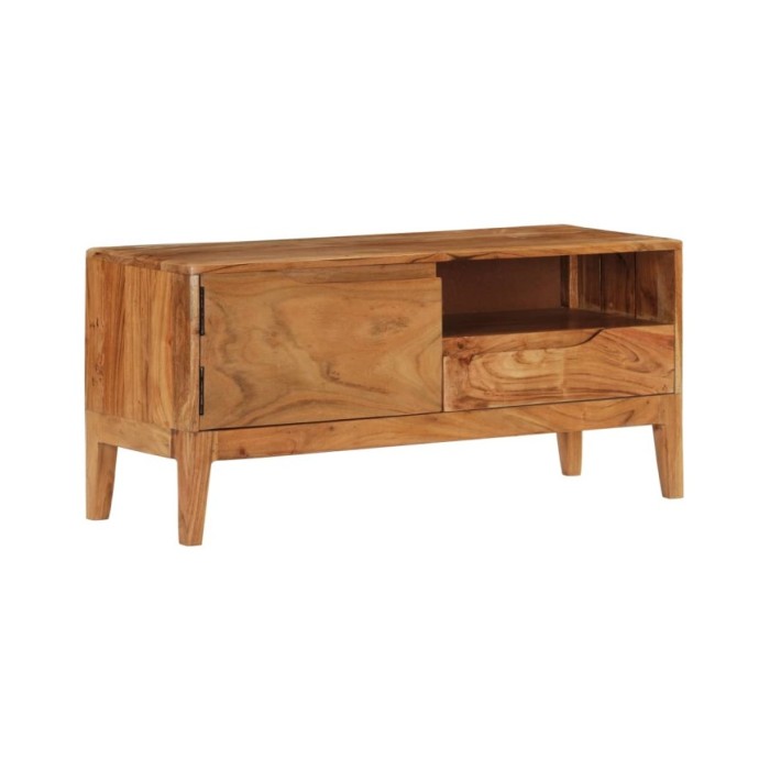 Meuble TV Bois d'acacia massif 88 x 30 x 40 cm