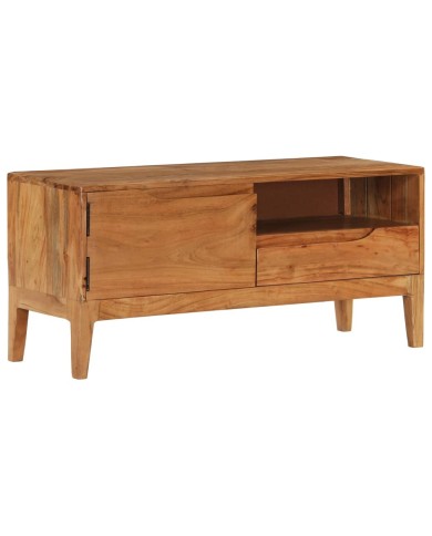 Meuble TV Bois d'acacia massif 88 x 30 x 40 cm