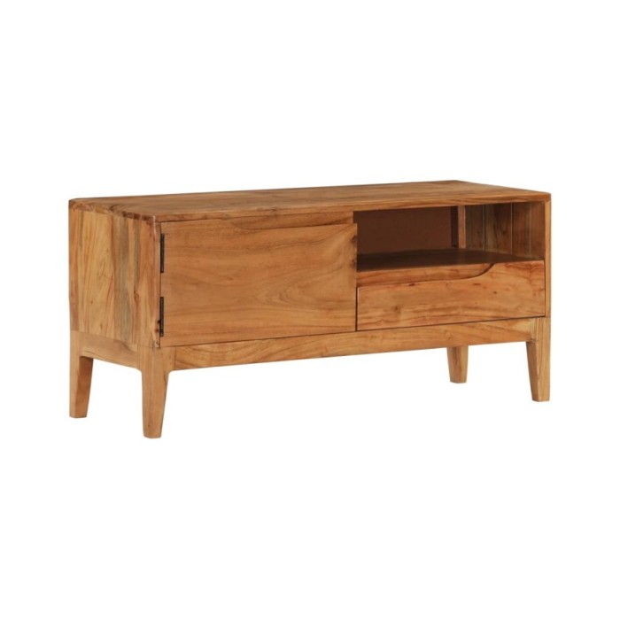 Meuble TV Bois d'acacia massif 88 x 30 x 40 cm
