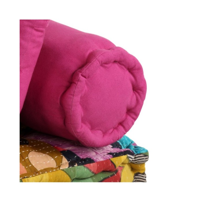 Pouf modulaire à 2 places Patchwork Tissu