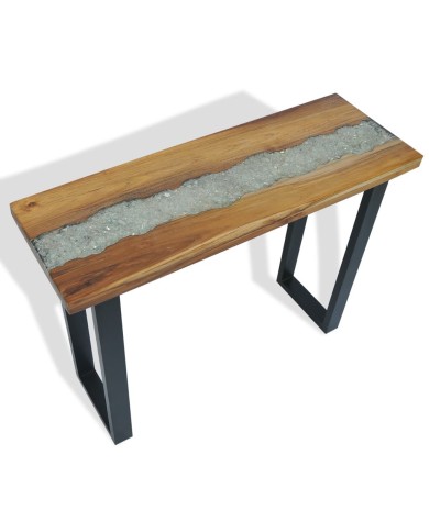 Table console Teck 100 x 35 x 75 cm