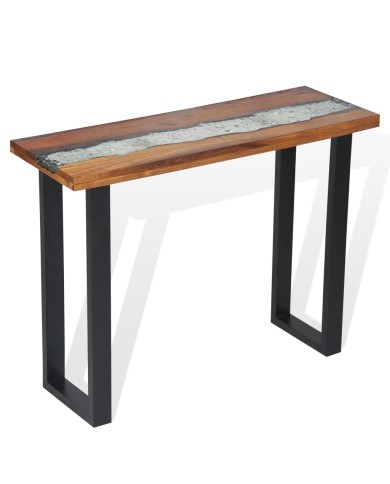 Table console Teck 100 x 35 x 75 cm