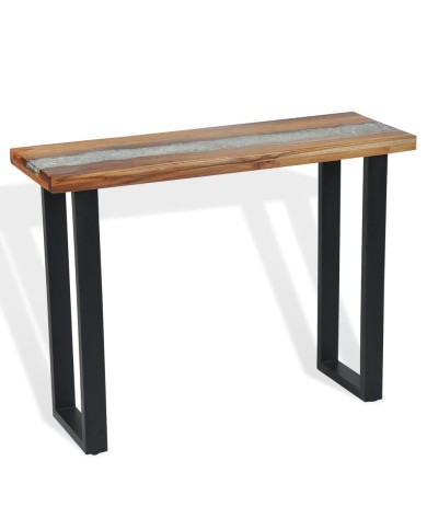 Table console Teck 100 x 35 x 75 cm
