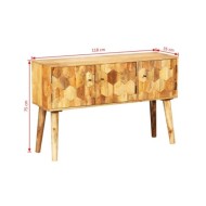 Buffet Bois massif de manguier 118 x 35 x 75 cm