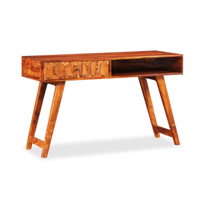 Table d'écriture Bois massif de Sesham 118 x 50 x 76 cm