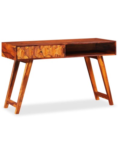 Table d'écriture Bois massif de Sesham 118 x 50 x 76 cm