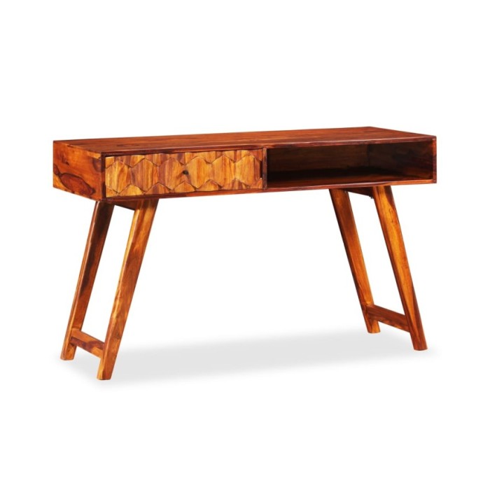 Table d'écriture Bois massif de Sesham 118 x 50 x 76 cm