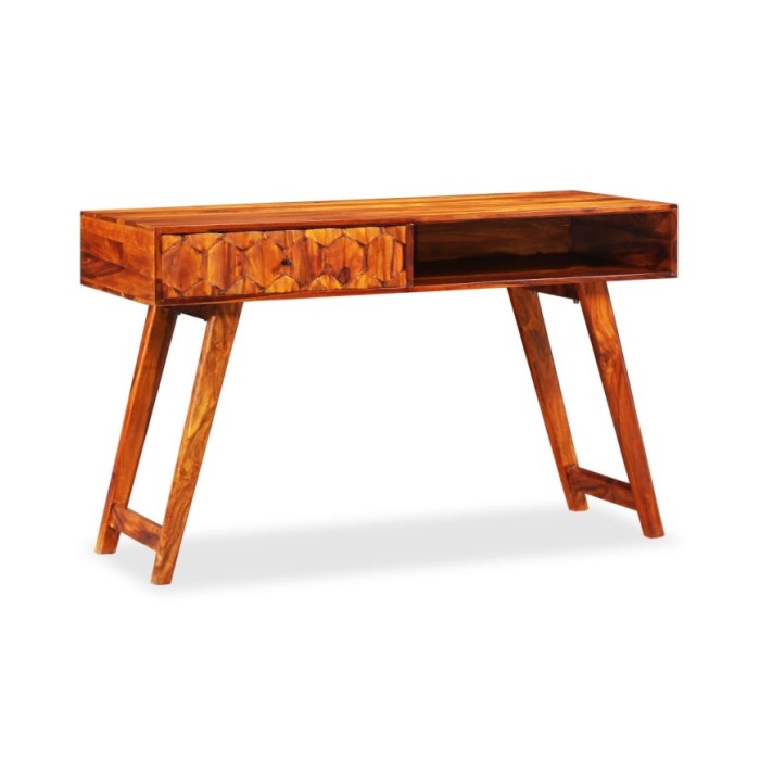 Table d'écriture Bois massif de Sesham 118 x 50 x 76 cm