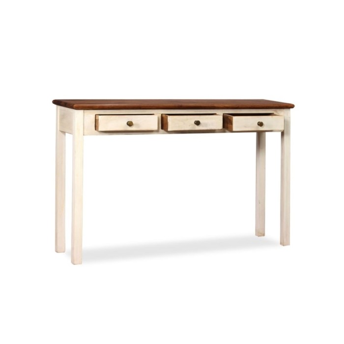 Table console Bois de manguier Sesham massif 120x30x76 cm