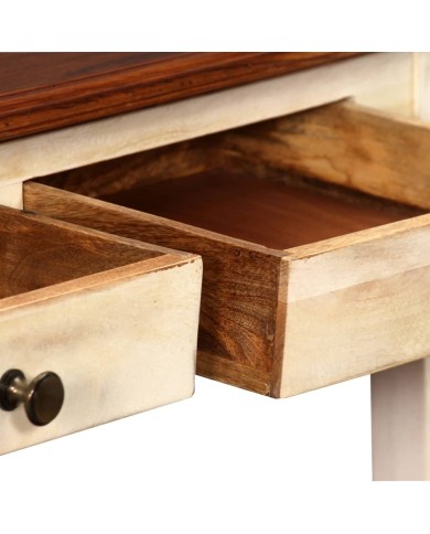 Table console Bois de manguier Sesham massif 120x30x76 cm