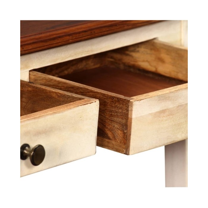 Table console Bois de manguier Sesham massif 120x30x76 cm