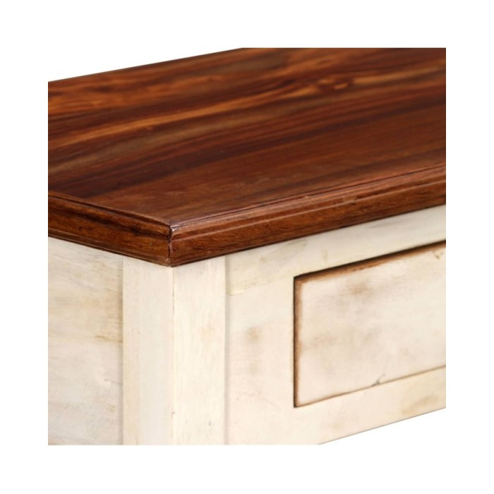 Table console Bois de manguier Sesham massif 120x30x76 cm