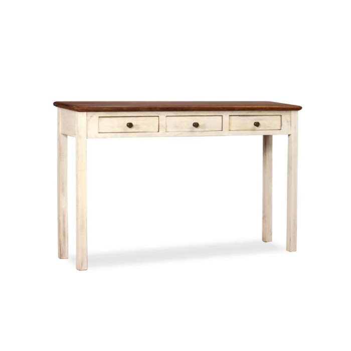 Table console Bois de manguier Sesham massif 120x30x76 cm