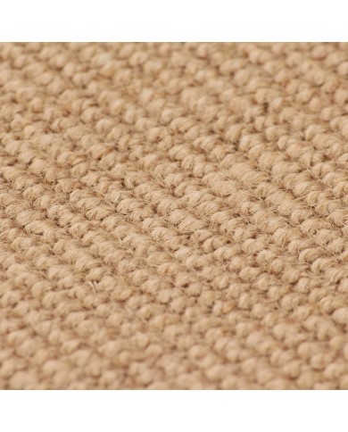 Tapis en jute avec support en latex 120 x 180 cm Naturel