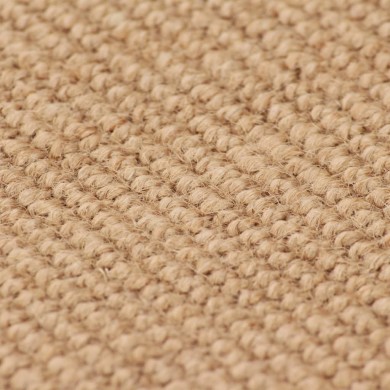 Tapis en jute avec support en latex 120 x 180 cm Naturel