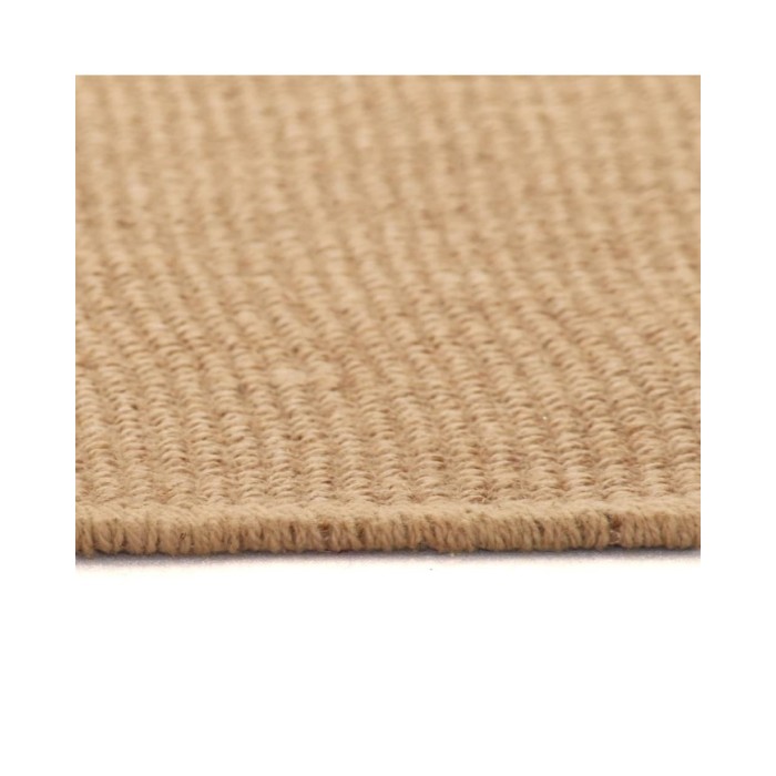 Tapis en jute avec support en latex 120 x 180 cm Naturel
