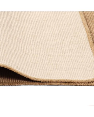 Tapis en jute avec support en latex 120 x 180 cm Naturel