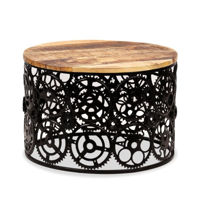 Table basse Bois de manguier massif 60 x 40 cm