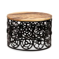 Table basse Bois de manguier massif 60 x 40 cm